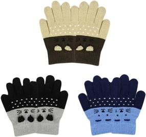 img 4 attached to 🧤 Unisex Winter Gloves Mittens for Girls - RARITY US Accessories