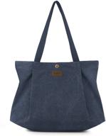 👜 stylish smriti canvas handbags & wallets for school, travel, and shopping - ideal women's totes! logo
