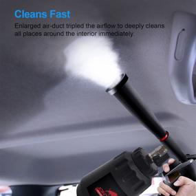 img 2 attached to 🚀 High Pressure Car Cleaning Gun Jet Cleaner with JOINT STARS - Ultimate Detailing Kit and Interior Cleaning Tool for Cars, Professional High Pressure Cleaner for Detailing Supplies