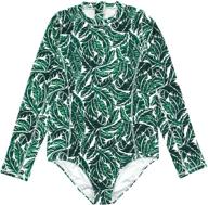 stay stylish and protected with swimzip women's sleeve piece green clothing and swimsuits+ logo