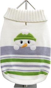 img 3 attached to FouFou Dog Sweater Snowman XX Large