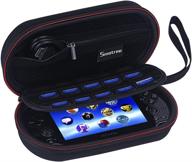 smatree p100 carrying case: ideal ps vita, ps vita slim, and psp 3000 without cover storage organizer (accessories not included) logo