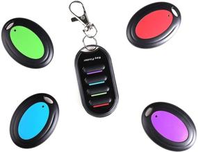 img 1 attached to 🔍 Aoonar Wireless RF Key Finder and Locator: 1 Transmitter, 4 Key Finders for Remote Control, Pet, Cell, Wallet