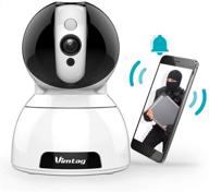 камера безопасности с супер 3mp fhd - wifi-камера в помещении - беспроводная ip-камера с искусственным интеллектом для обнаружения - ночное видение - двустороннее аудио - 360° поворот/наклон/увеличение - купольная видеокамера для мониторинга дома на пк/ios/android. логотип