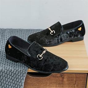 img 1 attached to 👞 Men's FLQL Slip-On Penny Loafer Shoes