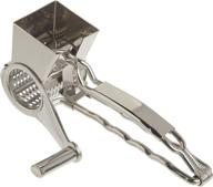 🧀 browne 8" rotary accutec stainless steel rotary grater: efficient and versatile kitchen tool for precise grating logo