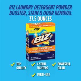 img 3 attached to Powerful Biz Stain & Odor Eliminator: Boost Your Cleaning with 37.5 Ounce Size!