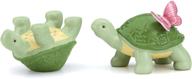 🐢 lenox butterfly meadow figural turtle salt and pepper shakers – charming and colorful tabletop decor, 0.5 lb, multi logo