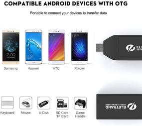 img 2 attached to 📱 Адаптер Micro USB OTG к USB 2.0: двойной считыватель карт SD/Micro SD для Android-телефонов/планшетов с функцией OTG