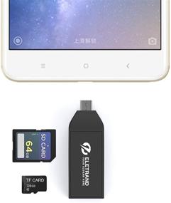 img 3 attached to 📱 Адаптер Micro USB OTG к USB 2.0: двойной считыватель карт SD/Micro SD для Android-телефонов/планшетов с функцией OTG