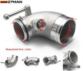 img 3 attached to 🚀 Epman EPCGQ135Z Turbo High Flow Inlet Pipe: Enhance Performance for Golf MK7 GTI, Audi S3, A3, Leon MK3 EA888 - Performance Turbocharger Intake Hose