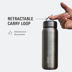 img 1 attached to 🧊 Onyx Avana Beckridge 32-Ounce Stainless Steel Double Wall Insulated Water Bottle