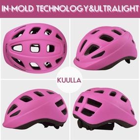 img 3 attached to Kuulla Toddler Helmets Adjustable 18 9 19 7