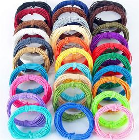 img 4 attached to Polyester Bracelets Necklace Friendship Bracelet Beading & Jewelry Making