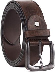 img 1 attached to 👔 ANYWALK Tall Black Mens Belts: Stylish Accessories and Belts for Men