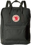 fjällräven kånken forest green size logo