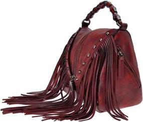 img 2 attached to ZLYC Womens Leather Featured Bohemian Women's Handbags & Wallets
