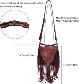img 3 attached to ZLYC Womens Leather Featured Bohemian Women's Handbags & Wallets