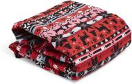 🧣 cozy and stylish: vera bradley nordic stripe blanket women's handbags & wallets logo
