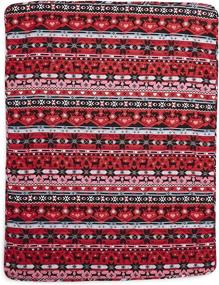 img 2 attached to 🧣 Cozy and Stylish: Vera Bradley Nordic Stripe Blanket Women's Handbags & Wallets