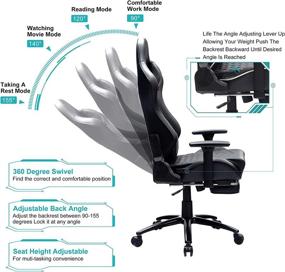 img 2 attached to Blue Whale Thickened Adjustable Ergonomic