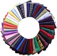 🧣 essential men's accessories: explore our assorted colors pocket squares handkerchief collection logo