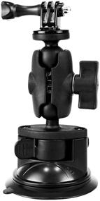 img 1 attached to 🚗 Taisioner Car Suction Cup Windshield Mount - Compatible with GoPro, AKASO Action Camera, GPS, and Cell Phone - Essential Accessories for Convenience and Safety