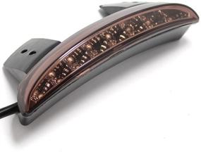 img 1 attached to 🏍️ ANKIA Мотоцикл Отрезанный Задний Крыло Edge LED Стоп-сигнал Маяк Тормозной Светильник для Harley Sportster XL883N 1200N XL1200V XL1200X - Куриленая Черная Издание: Увеличьте Безопасность с Фонарями Стоп/Дневного Света и Поворотными Сигналами