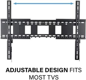 img 2 attached to 📺 Sanus Premium Universal 3-Stud Heavy Duty Tilting Wall Mount for Large TVs - Fits 50-120 inch Flat Screens - Low Profile - Easy Installation - UL Safety Tested - VMPL3-B1