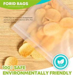 img 2 attached to 12 Pack EXTRA THICK Reusable Storage Bags - FDA Grade LEAKPROOF Lunch Bag for Food Travel Items Storage (2 Reusable Gallon Bags & 5 Reusable Sandwich Bags & 5 Reusable Snack Bags)