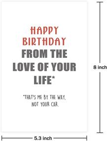 img 3 attached to Hilarious Birthday Greeting Card for Your Husband