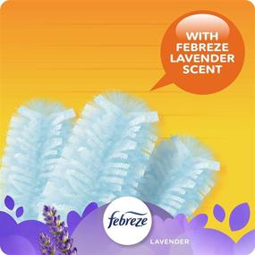 img 2 attached to Clean with Ease: Swiffer 180 Dusters with Febreze Lavender for Ceiling Fans and Multi Surfaces, 18 Count Refills.