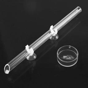 img 1 attached to 🦐 Fashionclubs Acrylic Shrimp Feeder Tube: Enhance Aquarium Feeding with Convenient Dish Bowls & Strong Suction Cups