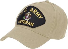 img 3 attached to Authentic US Army Veteran Military Patched 5 Panel Cap at e4Hats.com