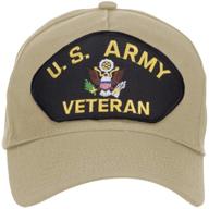 authentic us army veteran military patched 5 panel cap at e4hats.com logo