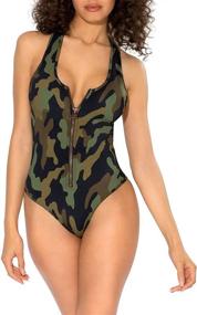 img 1 attached to 👙 Stylish and Elegant French Swimwear for Women: Clothing, Swimsuits & Cover Ups