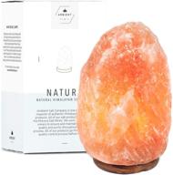 🌟 himalayan salt lamp: exquisite hand carved natural glow crystal rock salt light (7-9 lbs') логотип