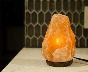 img 1 attached to 🌟 Himalayan Salt Lamp: Exquisite Hand Carved Natural Glow Crystal Rock Salt Light (7-9 lbs')