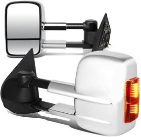 img 4 attached to DNA MOTORING TWM 002 T999 CH AM Towing Mirrors