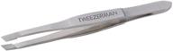 💇 tweezerman slant tweezerette stainless steel: precision for flawless hair removal logo