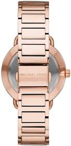 img 2 attached to ⌚ Женские часы Michael Kors Portia, размер корпуса 36 мм, хронограф, ремешок из нержавеющей стали