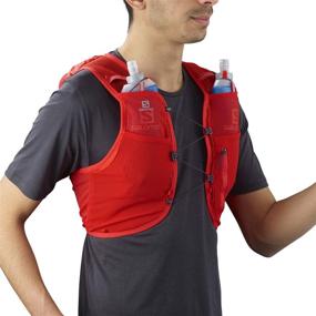 img 3 attached to 🔥 Enhance Your Running Performance with Salomon ADV HYDRA VEST 8 Running Vest in Fiery Red