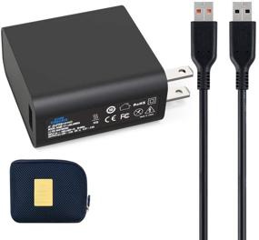 img 4 attached to 🔌 Зарядное устройство для Lenovo Yoga 3 Pro от KSW KINGDO - источник питания 40 Вт с кабелем длиной 6,7 фута и чехлом для переноски.