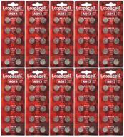 🔋 100 count of loopacell lr44 ag13 357 l1154 a76 button-cell batteries logo