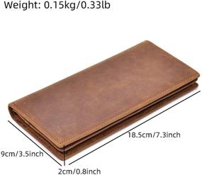 img 3 attached to 💼 Exquisite LUUFAN Genuine Leather Wallet Engraved – Unmatched Elegance!