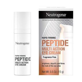 img 3 attached to Крем для глаз "Neutrogena Rapid Firming Peptide": мульти-активная формула для снятия отеков и осветления. Увлажняющий и без аромата крем для глаз для эффективного уменьшения морщин и отеков. Объем: 0,5 ж. унции.