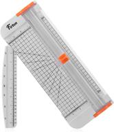 📐 firbon a4 paper cutter: 12 inch titanium trimmer for scrapbooking, crafts, coupons, and more (white) logo