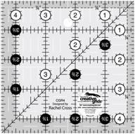 🧵 enhance your quilting precision with creative grids quilt ruler 4-1/2in square - cgr4 logo