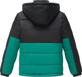 img 3 attached to 👦 GGleaf Boys' Hooded Quilted Outerwear in Blackish: Stylish Jackets & Coats for Your Little Gentleman