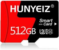 512gb high speed class 10 micro sd card with adapter - top-notch tf card for ample storage logo